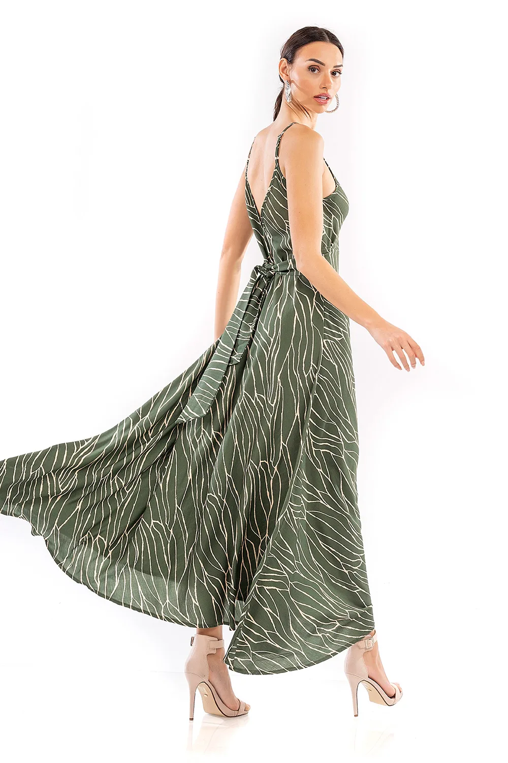 Mara-M Γυναικείο Φόρεμα με Τιράντα Olive Green 5480-21 Mara-M Γυναικείο Φόρεμα με Τιράντα Olive Green 5480-21