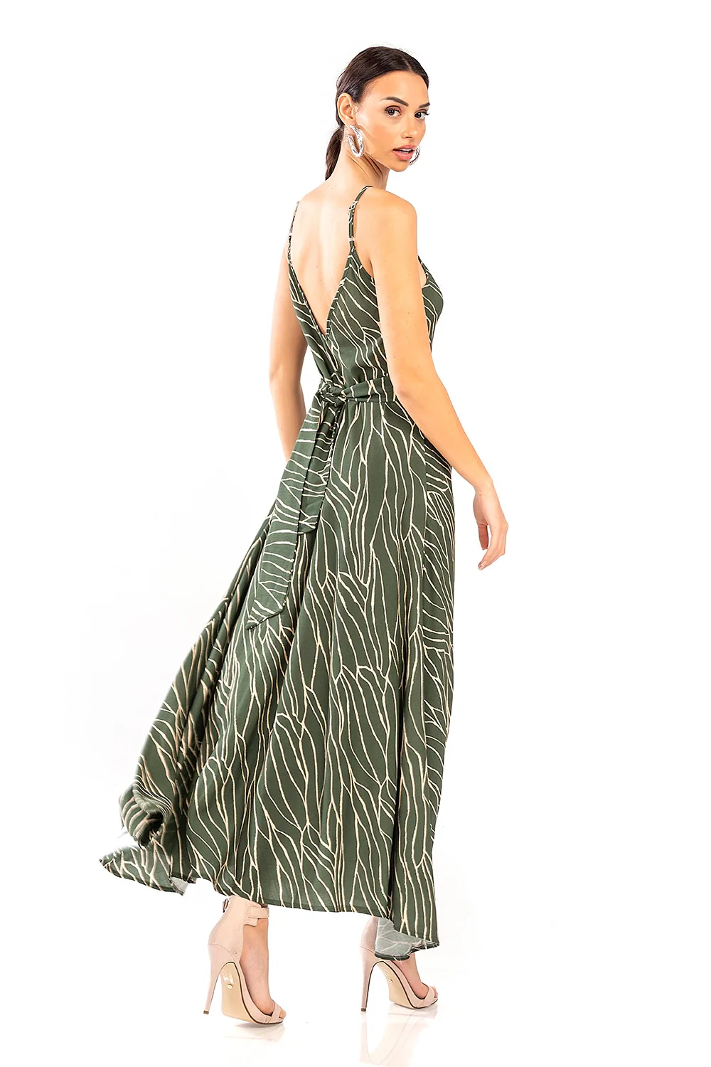 Mara-M Γυναικείο Φόρεμα με Τιράντα Olive Green 5480-21 Mara-M Γυναικείο Φόρεμα με Τιράντα Olive Green 5480-21