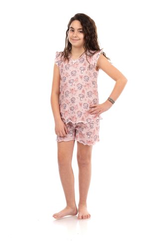 Πυτζαμάκι Βαμβακερό Εμπριμέ Ελεφαντάκια 580Β